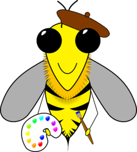 abeille-peinture